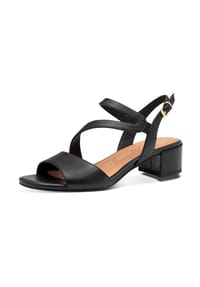 MARCO TOZZI® - Leder Sandalen - Schwarz