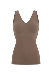 SCHIESSER - Trägertop Invisible Soft Padded - grau-jaspe