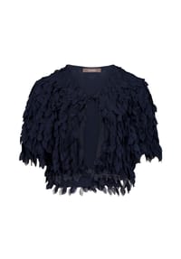 Vera Mont - Blusenjacke gerader Schnitt - Night Sky