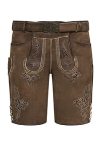 Alpenfeeling - Lederhose Philip, Stickerei, für Herren - NUSS