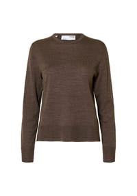 SELECTED FEMME - Wollpullover "Thea", Rippbündchen, für Damen - 179099 BLACK
