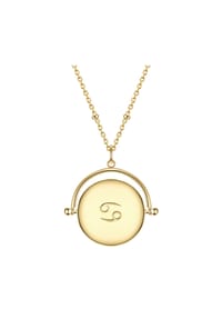 GLANZSTÜCKE MÜNCHEN - Damen Kette aus 925/- Sterling Silber in Gelbgold mit Zirkonia - gelbgold