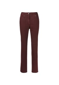 GOLDNER - Classic Jeans CARLA - burgund