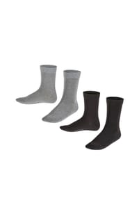 FALKE - Kinder Socken, 2er Pack - Happy, Kurzsocken - Dunkelblau