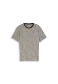 TOM TAILOR - Shirt, Jacquard, für Herren - 40269 NAVY LEAF