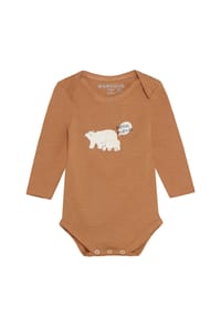 MANGUUN - Body, Langarm, für Babys und Kleinkinder - 1 GREEN STRIPE