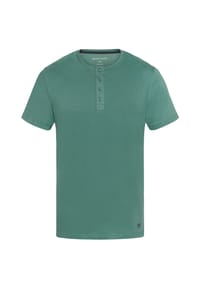 TOM TAILOR - Schlafanzugoberteil, Baumwolle, für Herren - 320 GRÜN-MITTEL-U