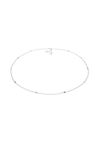 elli. - Schmuckzubehör Taillenkette Body Chain Kugelkette Kristalle 925 Silber - Gold