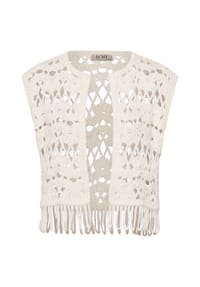LCMT LECOMTE - Strickweste für Damen - Weiß