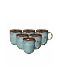 like. by Villeroy & Boch Becher mit Henkel Lave 400 ml 6er Set - LAVE - beige