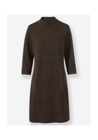 heine - Jersey-Kleid - dunkeltaupe-schwarz-gemustert