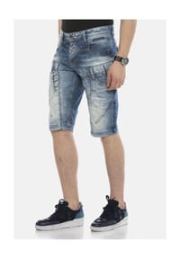 CIPO & BAXX® - Bermuda & Short aus reiner Baumwolle - BLUE