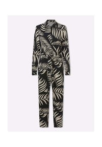 heine - Jersey-Overall - schwarz-sand-bedruckt