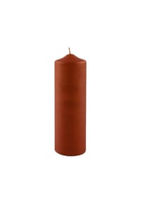 Fink Living CANDLE - gebürstet metallic Stumpenkerze CANDLE - terra