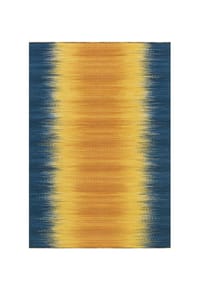 Arte Espina - Wohnzimmer Teppich – Kurzflorteppich Sunset 807 in gelb - blau - gelb - blau