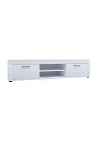 VCM. - TV Möbel | Lowboard | Fernsehregal | Maße H. 37 x B. 160 x T. 45 cm | Fernseh Möbel – Usilo XL - Anthrazit / Honig-Eiche
