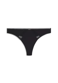 BOSS - B.Pure String, Spitzen-Details, für Damen - 001 BLACK