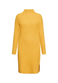CARTOON - Strickkleid mit Stehkragen - Orange