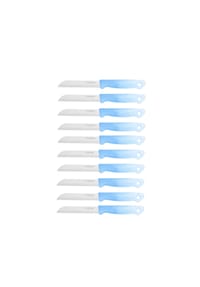 Cheffinger - Küchenmesser 18 cm mit ergonomischem Griff - Hellblau - Hellblau 1 Stück