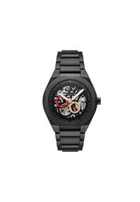 ARMANI EXCHANGE SYNC - Armani Exchange Herrenuhr Sync Automatik Edelstahl schwarz, AX4196 - Schwarz