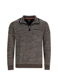 hajo - Sweatshirt Stay Fresh Pullover Troyer - braun