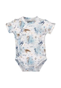 NINI® - Body Kurzarm Sea - blau weiß