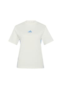 adidas - T-shirt, sportiv, für Damen - BLUPNK/WHITE