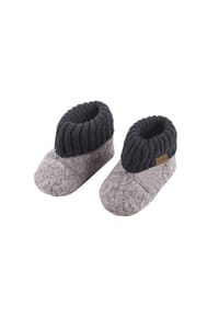 maximo® - Hüttenschuhe  Anti-Rutsch-Sohle, maximo-label, PVC - beigemeliert