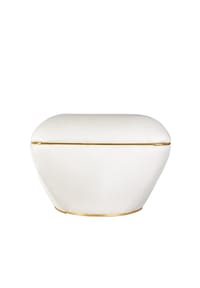 Kayoom - Hocker Contessa 145 in elfenbein - gold - elfenbein - gold