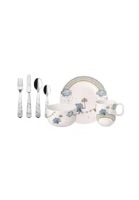 Villeroy & Boch Kindergeschirr Set 7tlg. Walk like an Elephant - Boho Kids - blau