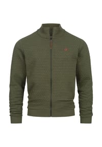 INDICODE - Sweatjacke Bermie - Army