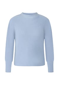 zero - Strickpullover mit Ballonärmeln - Soft Chambray