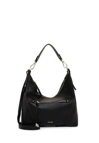 SURI FREY SOEY - Schultertasche, Kunstleder, Reißverschluss, für Damen - 100 BLACK