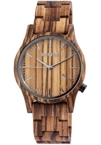 RAPTOR Raptor - Herren Quarz Armbanduhr Pirate - Mineralglas - braun #1