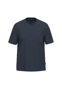 AMMANN - Pyjama-Oberteil, Brusttasche, für Herren - 22 DUNKELBLAU