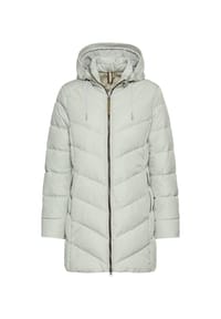 camel active - Wattierte Jacke mit abnehmbarer Kapuze - Lila