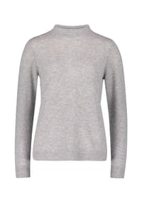 BETTY BARCLAY - Kaschmir-Pullover mit Stehkragen - dunkelblau