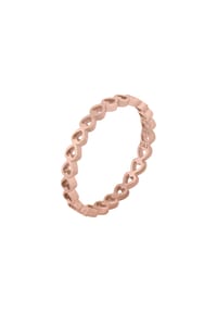 caї - Ring 925/- Sterling Silber ohne Stein - rot