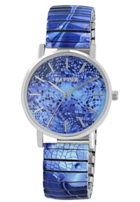 ONE ELEMENT Raptor - Damen Quarz Armbanduhr Colorful Edition mit Edelstahlzugarmband - Mineralglas - Colorful Edition 1