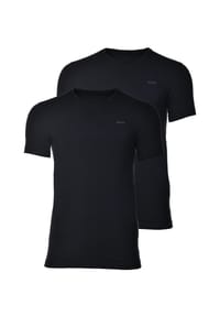 JOOP! Herren Unterhemd, 2er Pack - T-Shirt, V-Neck, Halbarm, Fine Cotton Stretch Bild 1