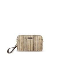 HEY MARLY - Clutch, Patch, für Damen - NATURAL