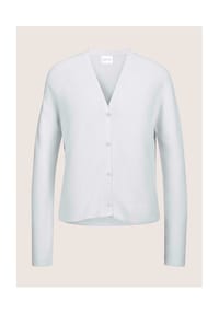 MADELEINE - Strickjacke mit V-Ausschnitt - pfefferminz