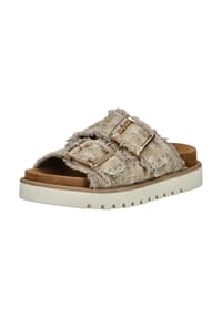 MUSTANG® - Lederimitat Pantoletten - Beige