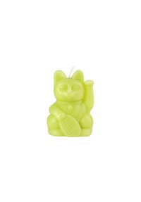 DONKEY - Katzenkerze Lucky Candles Light Green, Grün, 11.5 cm - grün