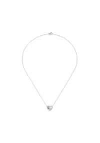 SMART JEWEL® - Collier Mittelteil Herz, Zirkonia Steine, diamantiert, Silber 925 - gold