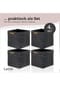 Lycce Faltbare Aufbewahrungsbox, 4er Set - Cord, passend für Kallax Regal, abnehmbarer Bezug, robust, formstabil Bild 9