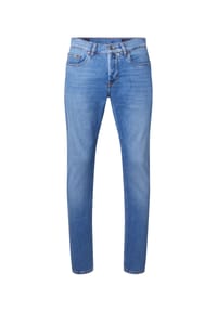 pierre cardin - Hose Lyon mit Dornschlaufe für die Gürtelschnalle - dark blue used mustache