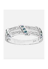 Diamant L'eternel - Eternity Ring, mit 0.1 ct Diamant, 375 Weißgold - white gold