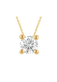 ONE ELEMENT Lab Grown Diamonds - Collier Halskette aus 585 Gold mit 1 Lab Grown Diamant 1 ct 45 cm - gold