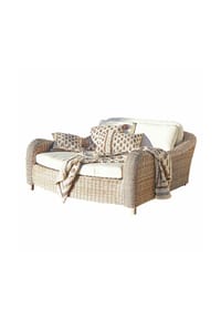LOBERON - Lounger Heloite braun/creme - braun/creme